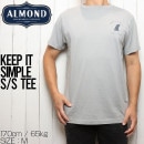 [クリックポスト対応] ALMOND SURF アーモンドサーフ KEEP IT SIMPLE S/S TEE 半袖Tシャツ|NEW ARRIVALS