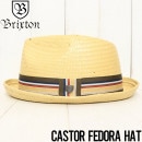 ������̵���� BRIXTON �֥ꥯ���ȥ� CASTOR FEDORA HAT ���ȥ����ϥå� �ե��ɥ�ϥå� 10767 TAN [FB]