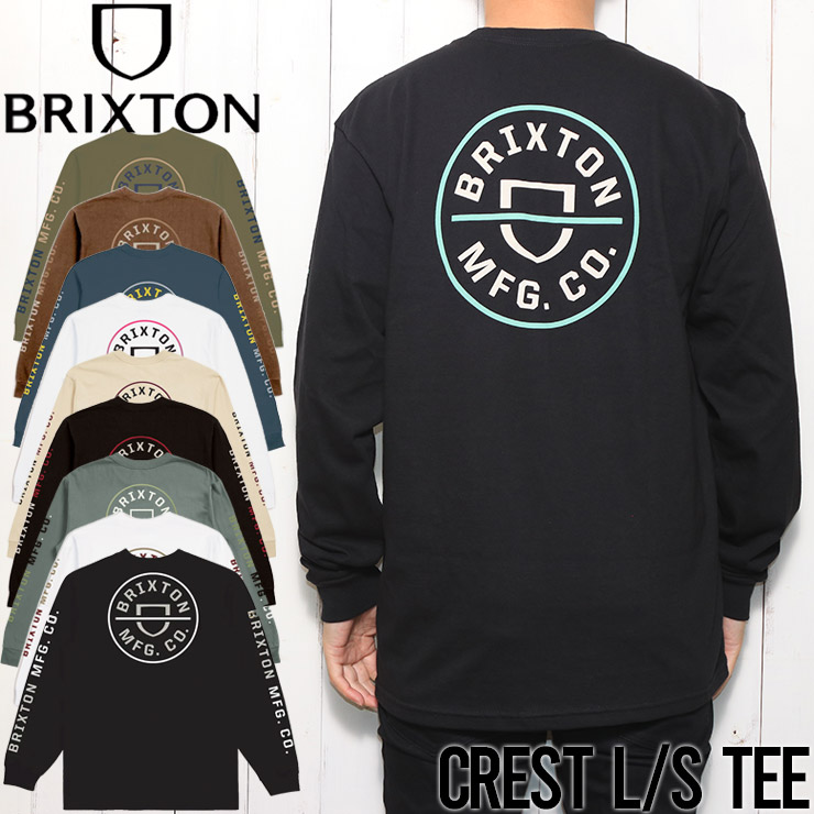 ������̵���ۥ��󥰥��꡼��T����� ����T BRIXTON �֥ꥯ���ȥ� CREST L/S TEE 16251
