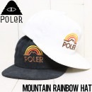 【送料無料】 POLeR ポーラー MOUNTAIN RAINBOW HAT スナップバックキャップ 212ACU7001|NEW ARRIVALS