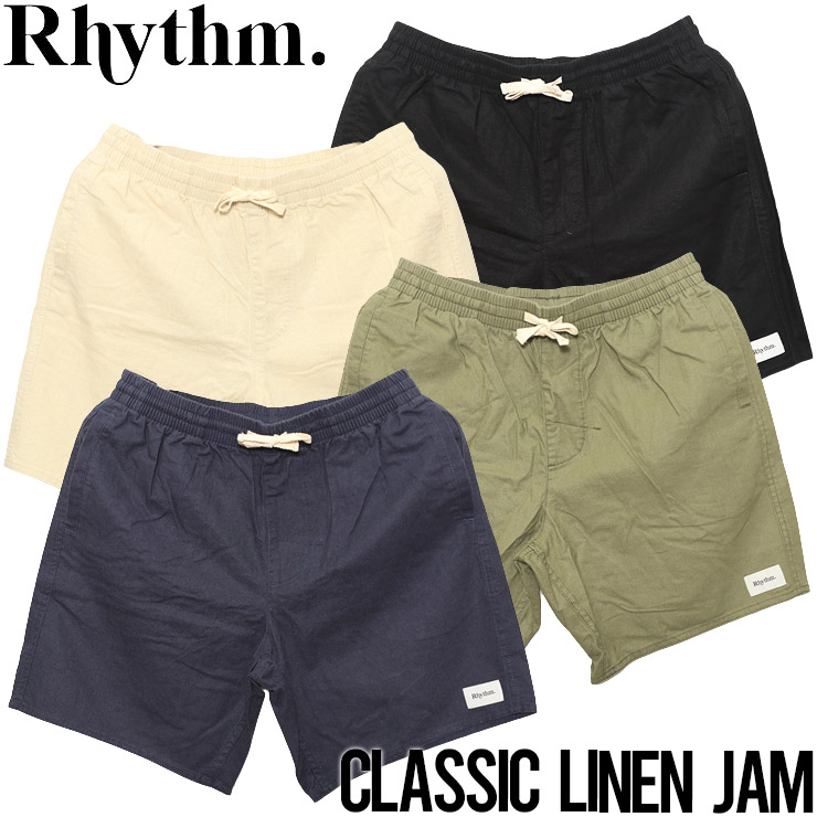 ショーツ ハーフパンツ リネン Rhythm リズム CLASSIC LINEN JAM