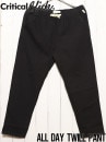 [クリックポスト対応] パンツ イージーパンツ Critical Slide クリティカルスライド TCSS ティーシーエスエス ALL DAY TWILL PANT PT2202|NEW ARRIV