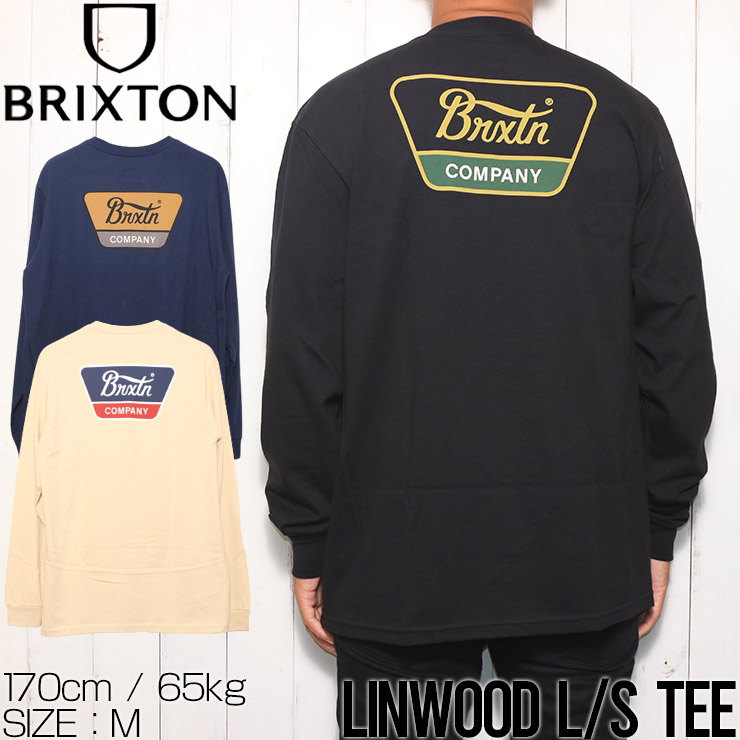 ロングスリーブTシャツ ロンT BRIXTON ブリクストン LINWOOD L/S TEE 16733