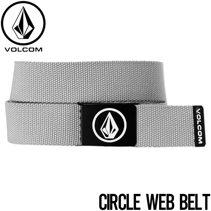 送料無料】ベルト ガチャベルト ウェビングベルト VOLCOM ボルコム