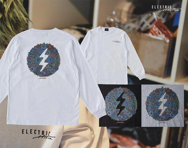 送料無料】ロングスリーブTEE ロンT ELECTRIC エレクトリック