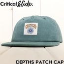 【送料無料】スナップバックキャップ 帽子 Critical Slide クリティカルスライド TCSS ティーシーエスエス DEPTHS PATCH CAP HW24247|NEW ARRIVALS