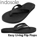 INDOSOLE インドソール サンダル ビーチサンダル トングサンダル Mens Easy Living Flip Flops BLK 日本代理店正規品|NEW ARRIVALS