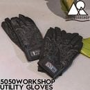 5050WORKSHOP フィフティフィフティワークショップ UTILITY GLOVES TR047-5WS ユーティリティーグローブ PU/革 アウトドア グリップ作業 キャンプ グローブ 日本代