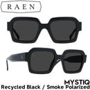 サングラス RAEN Optics レーン MYSTIQ Recycled Black / Smoke Polarized 100U232 MYS-S756-52 偏光レンズ ポラロイズド 日本代理店