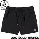 ボードショーツ サーフパンツ ハイブリッドショーツ VOLCOM ボルコム LIDO SOLID TRUNK 16 A2512503 BLACK 日本代理店正規品|NEW ARRIVALS