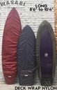 サーフボードケース ラップカバー Wasabi originals ワサビ DECK WRAP NYLON LONG 8'6  to 10'4  日本代理店正規品|NEW ARRIVALS