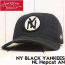 AMERICAN NEEDLE アメリカンニードル NY BLACK YANKEES NL Hepcat AN ストラップキャップ 帽子 SMU702A-NBY 日本代理店正規品|NEW ARRIVA