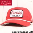 AMERICAN NEEDLE アメリカンニードル Coors Roscoe AN スナップバックキャップ 帽子 SMU769B-COORS 日本代理店正規品|NEW ARRIVALS