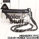 POLeR ポーラー HIGH&DRY PVC CLEAR MOBILE SACOCHE サコッシュ 防水 PVC ショルダーバッグ ストラップ付き 253MCV0119 BLACK 日本代理店正規品