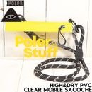POLeR ポーラー HIGH&DRY PVC CLEAR MOBILE SACOCHE サコッシュ 防水 PVC ショルダーバッグ ストラップ付き 253MCV0119 YELLOW 日本代理店正規