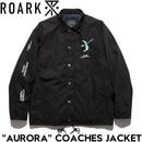 THE ROARK REVIVAL ロアークリバイバル AURORA COACHES JACKET コーチジャケット フリース裏地 防寒 RJJ1055-BLK 日本代理店正規品|THE ROARK 