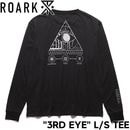 ROARK REVIVAL ロアーク リバイバル 3RD EYE 長袖Tシャツ ロンT メンズ レディース コットン100% RLTJ1150-BLK 日本代理店正規品|NEW ARRIVALS