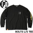 IPD アイピーディー BOLTS L/S TEE ロングスリーブTEE ロンT IPDLSBL-1004 BK/YL 日本代理店正規品|NEW ARRIVALS