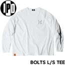 IPD アイピーディー BOLTS L/S TEE ロングスリーブTEE ロンT IPDLSBL-1004 WHT 日本代理店正規品|NEW ARRIVALS