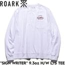 ROARK REVIVAL ロアーク リバイバル SIGN WRITER 9.3oz H/W L/S TEE 長袖Tシャツ ロンT ヘビーウェイト メンズ レディース コットン100% RLTJHW1