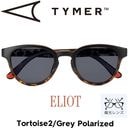 TYMER タイマー ELIOT エリオット Tortoise2/Grey Polarized 偏光レンズ サングラス ポラロイズド TY100-MT2-GYP 日本代理店正規品|NEW ARRIVA