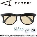 TYMER タイマー BLAKE ブレイク Matt Black/Photochromic Brown Polarized 調光偏光レンズ サングラス TY101-MBK-PBRP 日本代理店正規品|