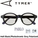TYMER タイマー PABLO パブロ Matt Black/Photochromic Grey Polarized 調光偏光レンズ サングラス TY103-MBK-PGYP 日本代理店正規品|NE