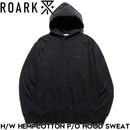 THE ROARK REVIVAL ロアークリバイバル H/W HEMPCOTTON P/O HOOD SWEAT ヘビーウェイトプルオーバーパーカー フーディ RSWJH1152-BLK 日本代理店