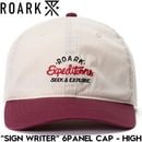 THE ROARK REVIVAL ロアークリバイバル SIGN WRITER  6PANEL CAP - HIGH 帽子 ストラップキャップ RHJ1153-BGN 日本代理店正規品|NEW ARR