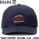 THE ROARK REVIVAL ロアークリバイバル SIGN WRITER  6PANEL CAP - HIGH 帽子 ストラップキャップ RHJ1153-NVY 日本代理店正規品|NEW ARR