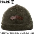 THE ROARK REVIVAL ロアークリバイバル MEDIEVAL CORDUROY 6PANEL CAP - MID 帽子 ストラップキャップ RHJ1155-MGR 日本代理店正規品|NEW