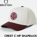 BRIXTON ブリクストン CREST C MP SNAPBACK スナップバックキャップ 帽子 11001 PRTOW 25FW 日本代理店正規品|NEW ARRIVALS