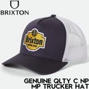 BRIXTON ブリクストン GENUINE QLTY C NP MP TRUCKER HAT メッシュキャップ 帽子 11899 MOOD INDIGO/WHITE 25FW 日本代理店正規品|NE