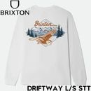 BRIXTON ブリクストン DRIFTWAY L/S STT ロングスリーブTシャツ ロンT 長袖 17475 WHT 25FW 日本代理店正規品|NEW ARRIVALS