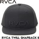 RVCA ルーカ RVCA TWILL SNAPBACK スナップバックキャップ 帽子 BF042900 BBB 日本代理店正規品|NEW ARRIVALS