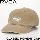 RVCA ルーカ CLASSIC PIGMENT CAP ストラップバックキャップ 帽子 BF042903 VKH 日本代理店正規品|NEW ARRIVALS