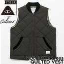 POLeR × adress ポーラー アドレスコラボ QUILTED VEST キルティングベスト 253MCV0138 GRY 日本代理店正規品|NEW ARRIVALS
