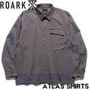 THE ROARK REVIVAL ロアークリバイバル ATLAS SHIRTS 長袖シャツ UVカット・通気性・速乾・耐摩耗・耐久性 RLWJ1152-GRY 日本代理店正規品|NEW ARRIVA