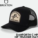 BRIXTON ブリクストン DANFORTH C NP MP TRUCKER HAT メッシュキャップ 帽子 11902 BLACK/BLACK 25FW 日本代理店正規品|NEW ARRIVALS