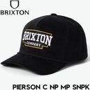 BRIXTON ブリクストン PIERSON C NP MP SNPK - BLACK CORDUROY スナップバックキャップ 帽子 11903 25FW 日本代理店正規品|NEW ARRIVALS