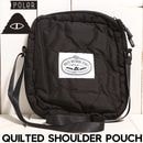 POLeR ポーラー QUILTED SHOULDER POUCH キルテッドショルダーポーチ バッグ 253MCV0124 BLK 日本代理店正規品|NEW ARRIVALS