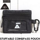 POLeR ポーラー STUFFABLE COIN&PASS POUCH コインケース 財布 パスケース 253MCV0129 BLK 日本代理店正規品|NEW ARRIVALS