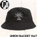 IPD アイピーディー UNION BUCKET HAT バケットハット 帽子 IPDHTUN-1024 BLK 日本代理店正規品|NEW ARRIVALS