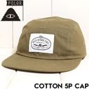 POLeR ポーラー COTTON 5P CAP 帽子 ストラップキャップ 253MCV0087 OLV 日本代理店正規品|NEW ARRIVALS