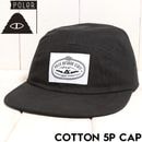 POLeR ポーラー COTTON 5P CAP 帽子 ストラップキャップ 253MCV0087 BLK 日本代理店正規品|NEW ARRIVALS