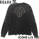ROARK REVIVAL �������� ��Х��Х� ICONS L/S TEE ĹµT����� ����T ��� ��ǥ����� ���åȥ�100% RLTJ1171-BLK ��������Ź������