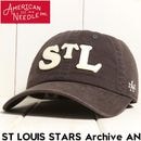 AMERICAN NEEDLE アメリカンニードル ST LOUIS STARS Archive AN ストラップバックキャップ 帽子 SMU694B-SLS 日本代理店正規品|NEW ARRIVAL