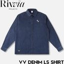 Rivvia PROJECTS リヴィアプロジェクツ VV DENIM LS SHIRT 長袖シャツ デニムシャツ RSH-25323 日本代理店正規品|NEW ARRIVALS
