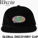 Rivvia PROJECTS リヴィアプロジェクツ GLOBAL DISCOVERY CAP ストラップバックキャップ  帽子 コーデュロイ RHW-25313 BLACK 日本代理店正規品|NEW