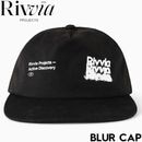 Rivvia PROJECTS リヴィアプロジェクツ BLUR CAP ストラップバックキャップ  帽子 RHW-25316 WASHED BLACK 日本代理店正規品|NEW ARRIVALS